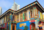 SINGAPORE, Little India, colourful buldings, house of Tan Teng Niah, SIN1181JPL