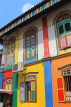 SINGAPORE, Little India, colourful buldings, house of Tan Teng Niah, SIN945JPL