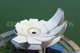 SINGAPORE, Marina Bay, ArtScience Museum, view from Marina Bay Sands Skypark, SIN1298JPL