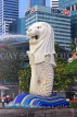 SINGAPORE, Marina Bay, Merlion Park, Merlion statue, SIN1193PL