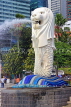 SINGAPORE, Marina Bay, Merlion Park, Merlion statue, SIN1194PL