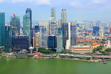 SINGAPORE, Marina Bay, Singapore skyline, view from Marina Bay Sands SkyPark, SIN1253JPL