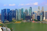 SINGAPORE, Marina Bay, Singapore skyline, view from Marina Bay Sands SkyPark, SIN1254JPL