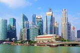 SINGAPORE, Marina Bay, and Singapore skyline, SIN1215PL