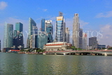 SINGAPORE, Marina Bay, and Singapore skyline, SIN1216PL