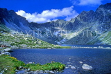SLOVAKIA, Tatra Mountains, High Tatra Nat Park, Big Hincovo Lake (Velka Hincovo Plesco), SLV49JPL