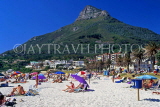 SOUTH AFRICA, Western Cape, Near Cape Town, Camps Bay, beach, SA608JPL
