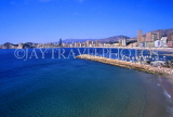 SPAIN, Alicante Province, Costa Blanca, BENIDORM, panoramic coastal view, SP203JPL
