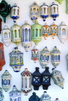 SPAIN, Andalucia, Costa Del Sol, ESTEPONA, Moorish style lampshades (for sale), SPN806JPL