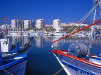SPAIN, Andalucia, Costa Del Sol, ESTEPONA, fishing boats and marina, SPN746JPL