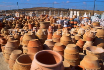 SPAIN, Andalucia, Costa Del Sol, ESTEPONA, local pottery, large flower pots, SPN805JPL