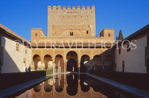 SPAIN, Andalucia, GRANADA, Alhambra Palace, Court of Myrtles, SPN1473JPL