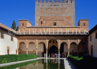SPAIN, Andalucia, GRANADA, Alhambra Palace, Court of Myrtles, SPN296JPL