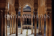 SPAIN, Andalucia, GRANADA, Alhambra Palace, Lion Court, SPN298JPL
