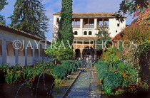 SPAIN, Andalucia, GRANADA, Generalife Gardens and Summer Palace, SPN146JPL
