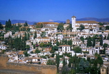 SPAIN, Andalucia, GRANADA, city view from Alhambra Palace, SPN111JPL