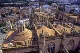SPAIN, Andalucia, SEVILLE, Cathedral rooftops (view from Giralda Tower), SPN259JPL