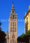 SPAIN, Andalucia, SEVILLE, Giralda Tower (Arabic Minaret of Gothic Cathedral), SPN1479JPL