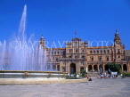 SPAIN, Andalucia, SEVILLE, Plaza De Espana, famous 1920's architecture, SPN707JPL