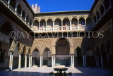 SPAIN, Andalucia, SEVILLE, Royal Alcazar Palace, Moorish archways, SPN771JPL
