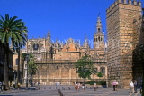 SPAIN, Andalucia, SEVILLE, gothic Cathedral and Giralda Tower, SPN785JPL