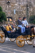 SPAIN, Andalucia, SEVILLE, tourists on horse & carriage ride, SPN258JPL