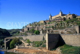 SPAIN, Castilla La Mancha, TOLEDO, town and walls, SPN268JPL