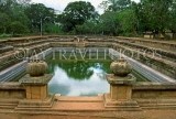 SRI LANKA, Anuradhapura, Kuttam Pokuna (Twin Ponds), ancient bathing pools, SLK348JPL