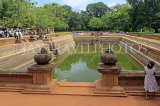 SRI LANKA, Anuradhapura, Kuttam Pokuna (Twin Ponds), ancient bathing pools, SLK5692JPL