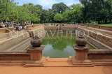 SRI LANKA, Anuradhapura, Kuttam Pokuna (Twin Ponds), ancient bathing pools, SLK5693JPL