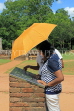 SRI LANKA, Anuradhapura, Ratna Prasada, Abhayagiri Monastery ruins, visitors, SLK5583JPL