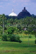 SRI LANKA, Anuradhapura, Ruwanweliseya (left) and Jethavanaramaya dagabas, SLK2012JPL