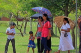 SRI LANKA, Anuradhapura, pilgrims visiting ancient city, SLK5524JPL