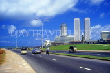 SRI LANKA, Colombo, Fort (business area) skyline and Galle Road, SL1691JPL