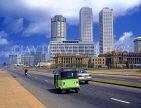 SRI LANKA, Colombo, Fort (business area) skyline and Galle Road, SLK1541JPL