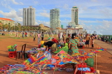 SRI LANKA, Colombo, Galle Face Green, kite sellers, SLK5224JPL