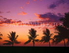SRI LANKA, Colombo, Galle Face Hotel grounds, sunset and coconut trees, SLK1547JPL