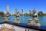 SRI LANKA, Colombo, Gangaramaya temple, Seema Malaka shrine, Buddha statues, SLK5325JPL