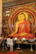 SRI LANKA, Colombo, Gangaramaya temple, main hall, seated Buddha statue, SLK5350JPL