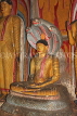 SRI LANKA, Dambulla Cave Temple (Golden Temple), Buddha protected by Cobra hood statue, SLK2875JPL