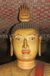 SRI LANKA, Dambulla Cave Temple (Golden Temple), Buddha statue in cave, closeup, SLK2798JPL