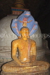 SRI LANKA, Dambulla Cave Temple (Golden Temple), Buddha statue protected by Cobra hood, SLK2755JPL