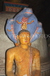 SRI LANKA, Dambulla Cave Temple (Golden Temple), Buddha statue protected by Cobra hood, SLK2756JPL