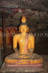 SRI LANKA, Dambulla Cave Temple (Golden Temple), seated Buddha statue in cave, SLK2824JPL