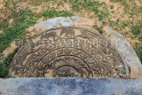 SRI LANKA, Dikwella, Wewurukannala Viharaya (temple), Moonstone, SLK4593JPL