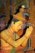 SRI LANKA, Dikwella, Wewurukannala Viharaya (temple), image house, statue, SLK4649JPL