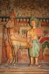 SRI LANKA, Dikwella, Wewurukannala Viharaya (temple), image house, statues, SLK4632JPL