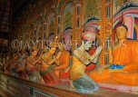 SRI LANKA, Dikwella, Wewurukannala Viharaya (temple), image house, statues, SLK4637JPL