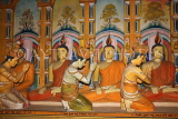 SRI LANKA, Dikwella, Wewurukannala Viharaya (temple), image house, statues, SLK4650JPL