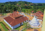 SRI LANKA, Dikwella, Wewurukannala Viharaya (temple) site, image house and chedi, SLK4607JPL